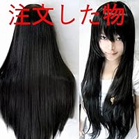 黒ロングウィッグ ウィッグ ウイッグ ロングウィッグ ウェーブ 巻き髪 自然